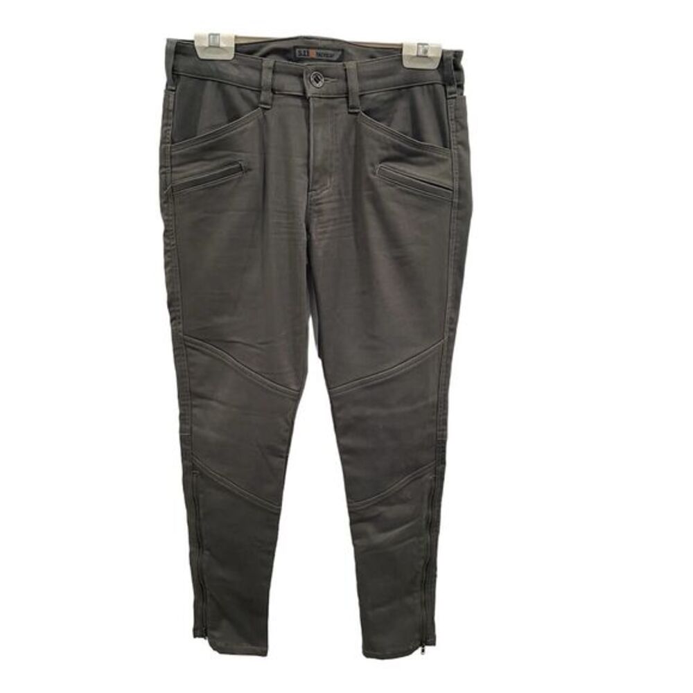 5.11‎ Tactical Women's Skinny Pants Size 6 Army Green Double Knee